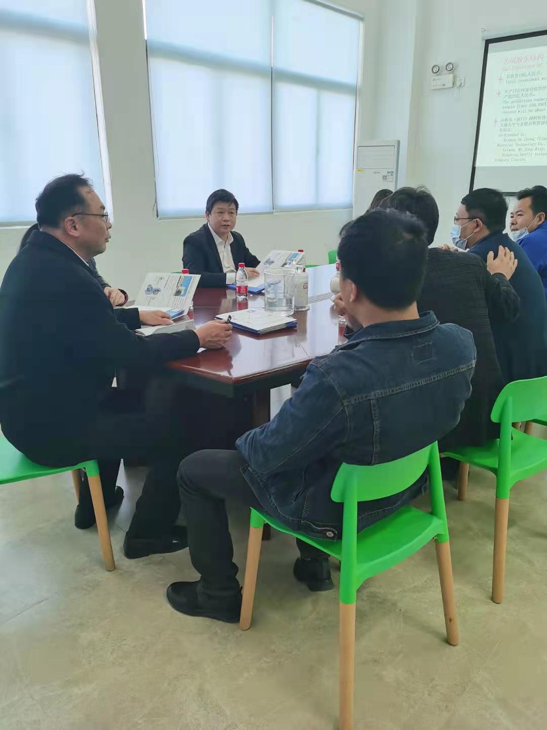 惠安縣常委、統(tǒng)戰(zhàn)部部長何國平一行蒞臨公司調(diào)研